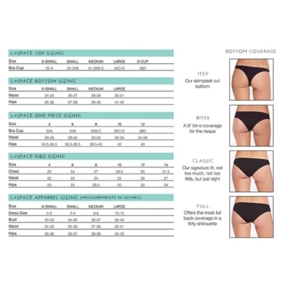 NWT L*Space Rosemary Bitsy Cut skimpy bikini bottom size S chartreuse green - Picture 10 of 12